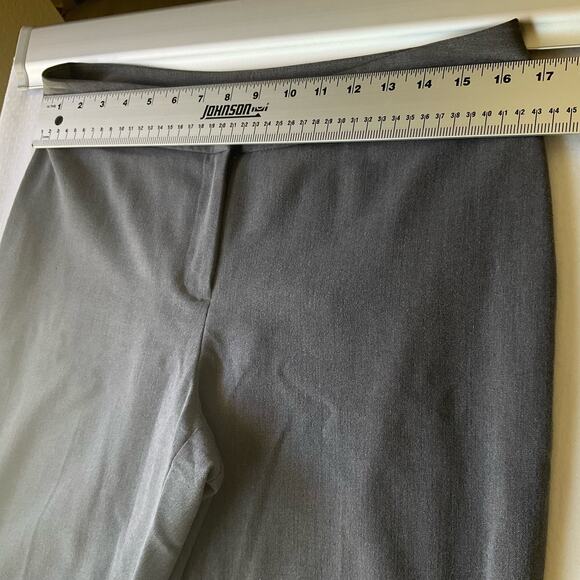 Worthington Women’s Straight Dress Pants size 10P, Solid Gray, Slightly Flared - Picture 3 of 10